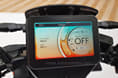 Vida V1 gets a 7-inch TFT with touchscreen compatibility. Vida V1 gets a 7-inch TFT with touchscreen compatibility.